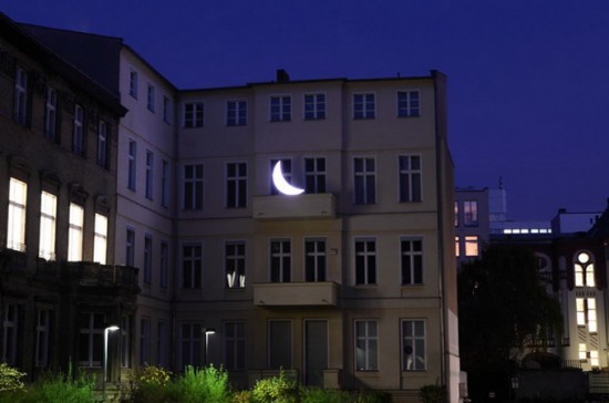 креативный фотограф Леонид Тишков - луна 