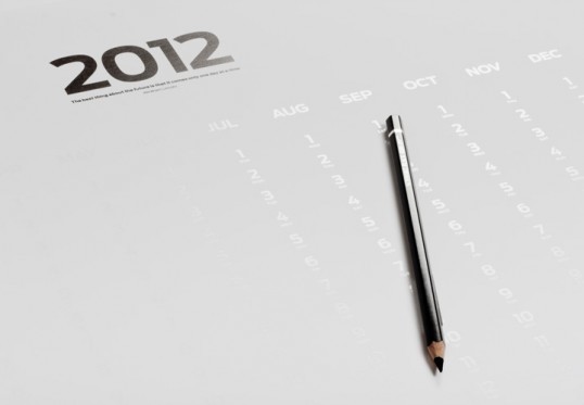 BLANK poster calendar на 2012 год