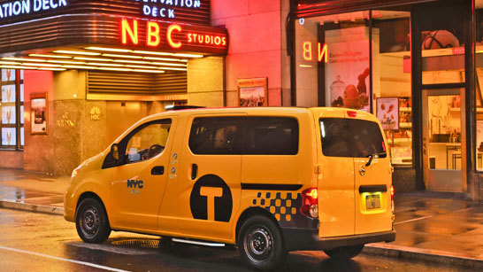 Желтое такси фото (1)