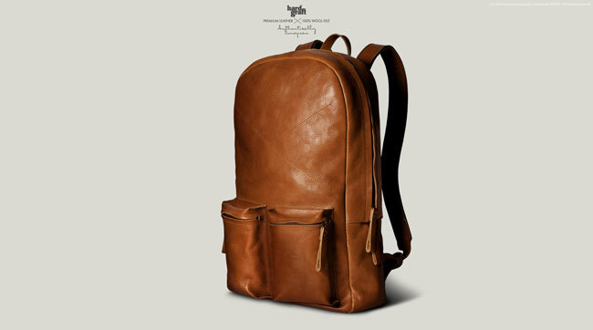Кожаный рюкзак для ноутбука от Hard Graft