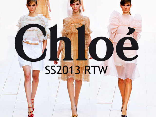 Коллекция Chloé весна-лето 2013