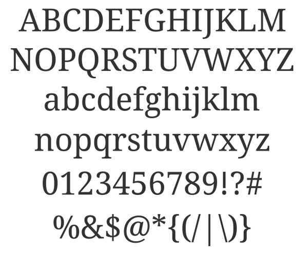 скачать красивые шрифты Droid-Serif