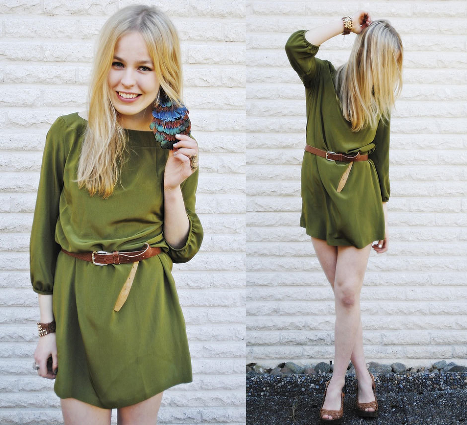 зеленое платье фото