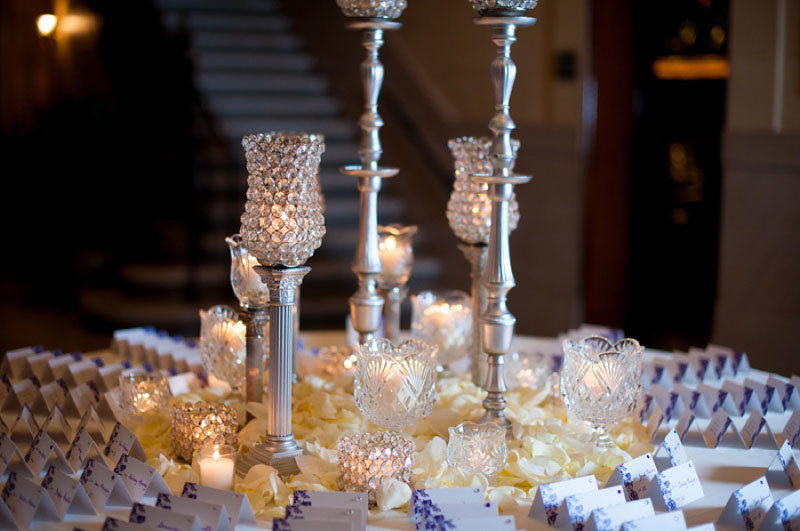 свадебный стол декор
