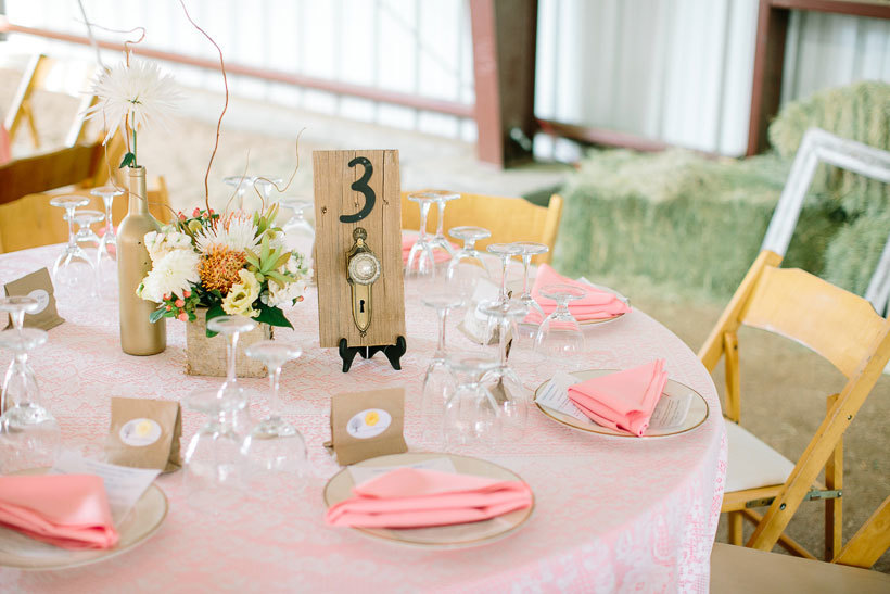 стильное оформелние стола на свадьбу