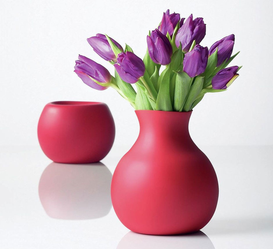 ваза с тюльпанами