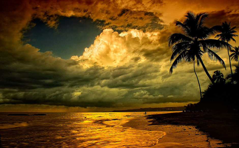 Доминиканская Республика, закат.