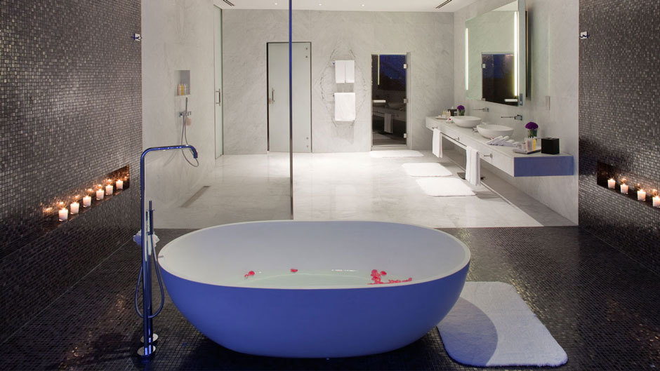 Yas Viceroy Abu Dhabi ванна в номере