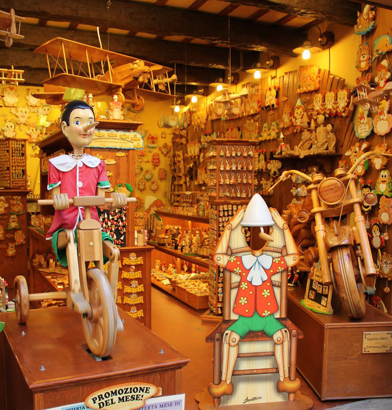 Пиноккио магазин игрушек