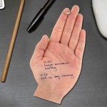 Необычные стикеры в виде ладошки Hand Sticky Notes от Fred&Friends
