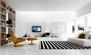 Интерьер гостиной в стиле минимализм (1)