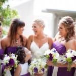 Роскошная свадьба в фиолетовых тонах от Caroline Tran