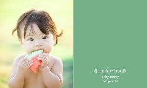 Профессиональные фотографии маленьких детей от Caroline Tran