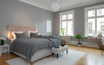 Новый тренд из Швеции: интерьер квартиры в серых тонах
