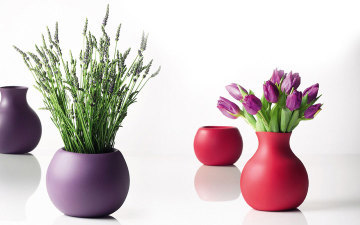Модный интерьер: резиновая ваза BRIGHT COLOR